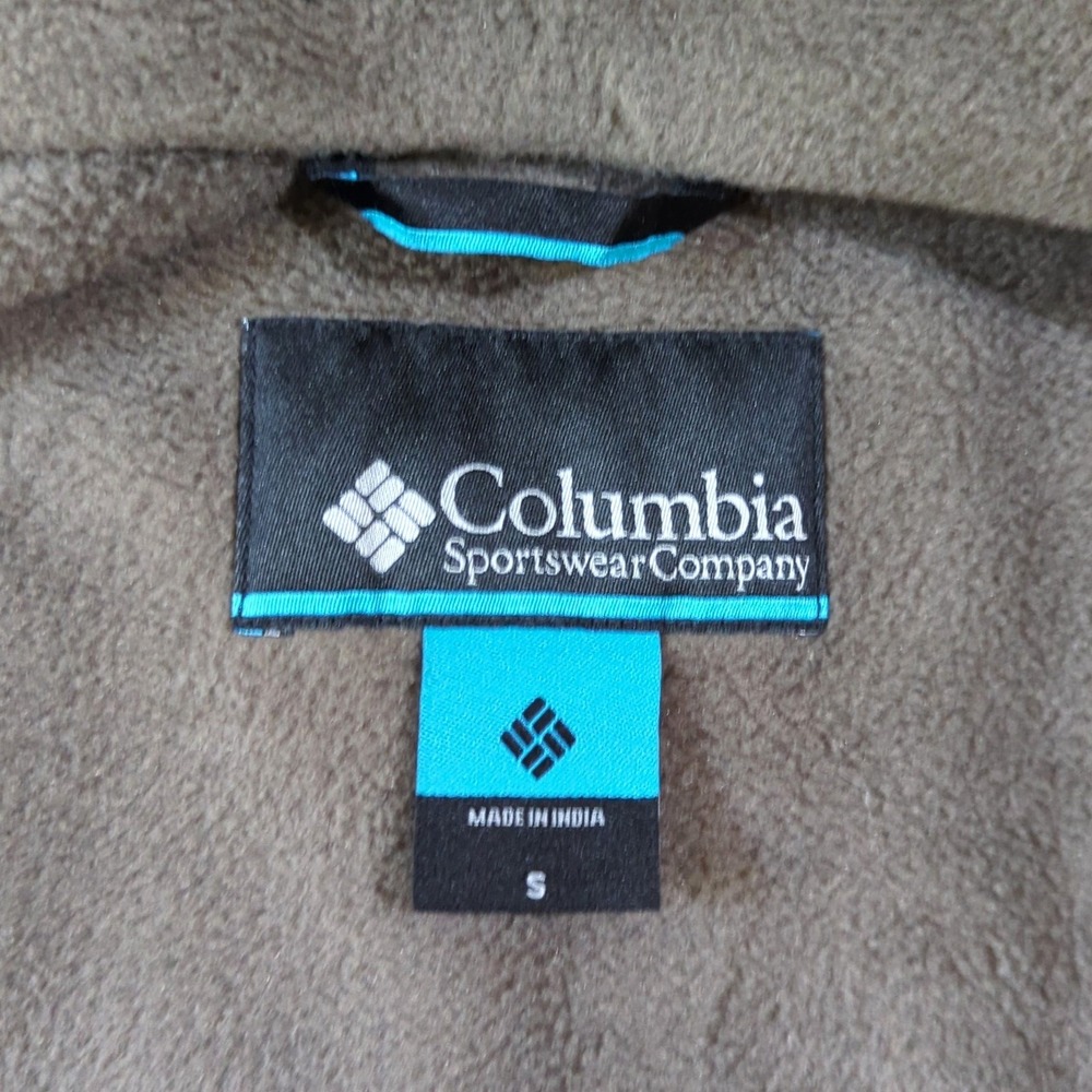 Columbia PHG Hunting Vest Mens Small Tan Canvas Fleece Lined Roughtail Gear - Picture 3 of 11